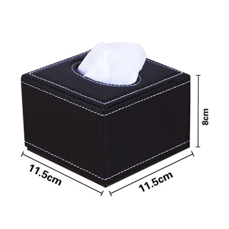 Ancient Pattern Hotel Restaurant Leather Square Paper Box Car Tissue Box