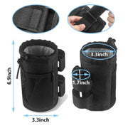 Bicycle Water Cup Holder Stroller Hanging Bottle Bag(Black)