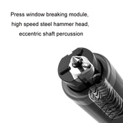Multifunctional Break Window Mini Safety Hammer Parking Number Plate(Grey)