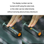 Multifunctional Break Window Mini Safety Hammer Parking Number Plate(Grey)