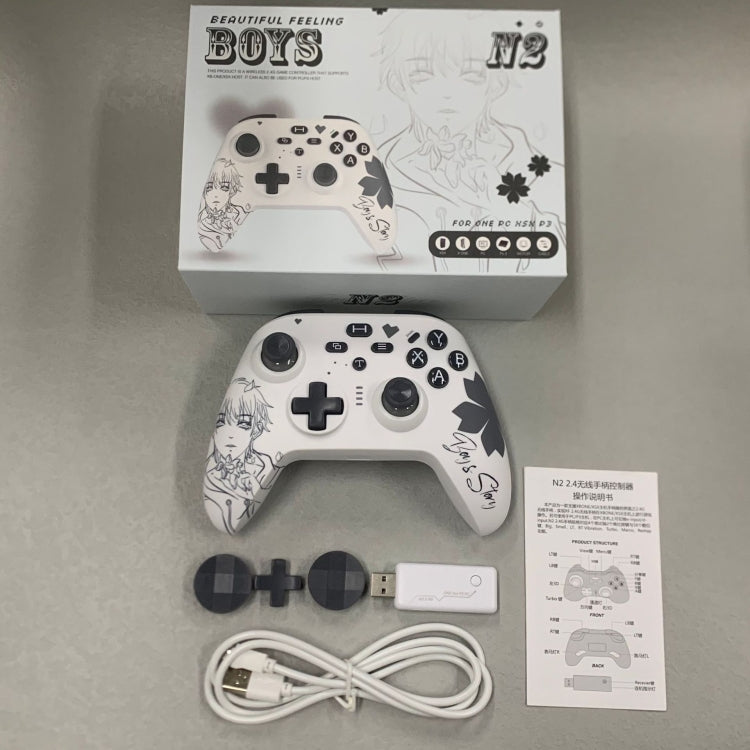 N2 Wireless 2.4G Controller Gamepad For Xbox One/One S/One X/Series S/Series X/PC Windows(Comic Boy)