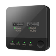 M.2 SATA Hard Disk Duplicator Solid State Drive SSD Mobile Hard Drive Enclosure(Black)