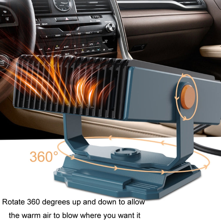 12V Car-mounted High-power Heater Winter Defog Heater(Navy Blue)