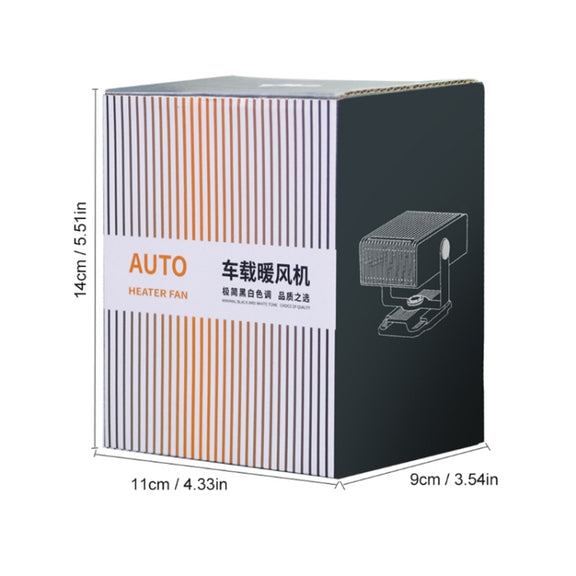 12V Car-mounted High-power Heater Winter Defog Heater(Navy Blue)