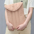 15.6-16 inch Flat Cotton Embroidery Inner Bag Lightweight Space Cotton Protective Case(Orange Pink) - 15 inch by PMC TechLife | Online Shopping South Africa | PMC TechLife | Buy Now Pay Later Mobicred