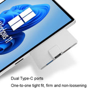 For Surface Pro 8 / 9 / X Dual Type-C Computer Expansion Hub 7 In 1 Docking Station