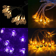 Colorful 3m 20LEDs Halloween LED Cartoon Atmosphere Decorative Light String(Little Ghost Hand)