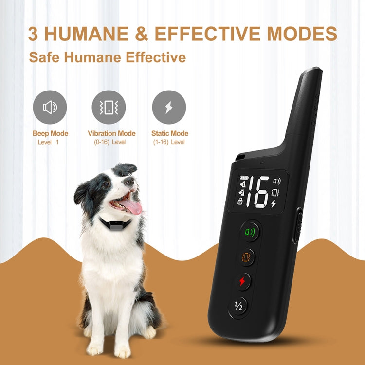 Pet Wrap-around Electric Shock Column Powerful Electronic Training Collar, Style: Receiver + Remote