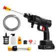 HILDA 21V High Pressure Water Torch Lithium Car Washer Plastic Package, Model: EU Plug + 1 Battery - free shipping - PMC TechLife - Order now!