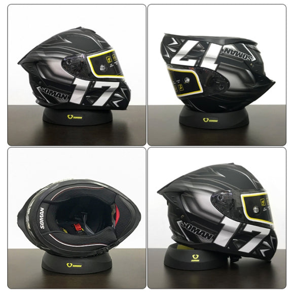 SOMAN Multifunctional Helmet Support Pad Anti-slip Protective Support Base(Black)