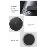 Wireless Bluetooth Speaker With RGB Light Water-resistant Stereo Atmosphere Light(Black)