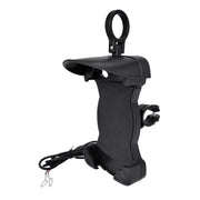 Motorcycle Sunshade Rainproof Mobile Phone Holder, Shape: Charging Handlebar Holder 5V-2A