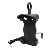 Motorcycle Sunshade Rainproof Mobile Phone Holder, Shape: Charging Mirror Holder 5V-2A