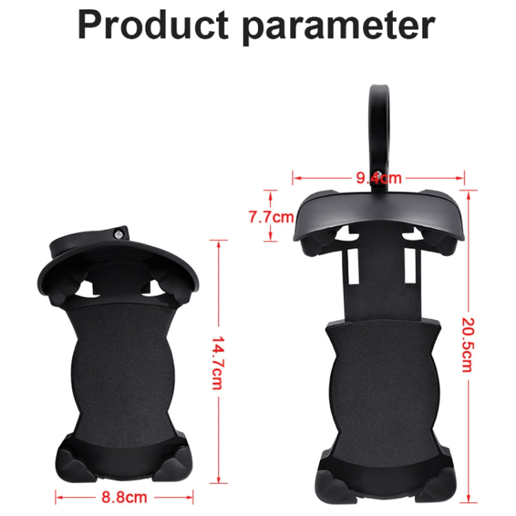 Motorcycle Sunshade Rainproof Mobile Phone Holder, Shape: Charging Handlebar Holder 5V-3.1A