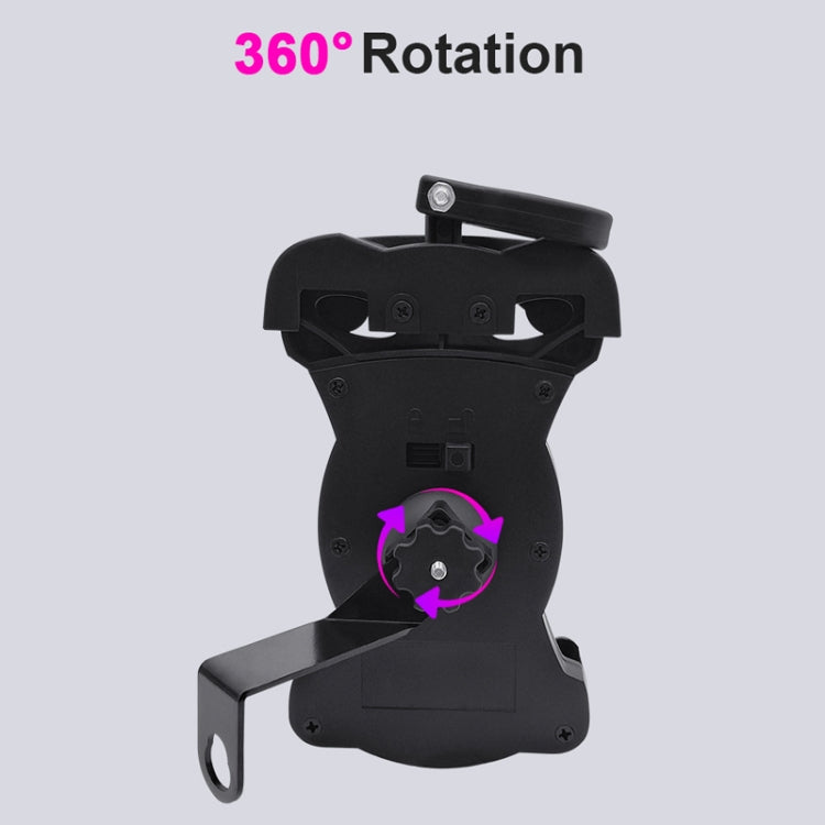 Motorcycle Sunshade Rainproof Mobile Phone Holder, Shape: Handlebar Holder No Charge