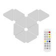 10pcs /Set Triangle Splicing Intelligent Sound Control Quantum Light Atmosphere Lighting With Remote Control, US Plug(Bluetooth Model) - Novelty Lighting by PMC TechLife | Online Shopping South Africa | PMC TechLife | Buy Now Pay Later Mobicred