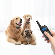Dog Training Device Automatic Bark Stopper Dog Training Electronic Collar, Style: For-Three-Dog(Yellow)