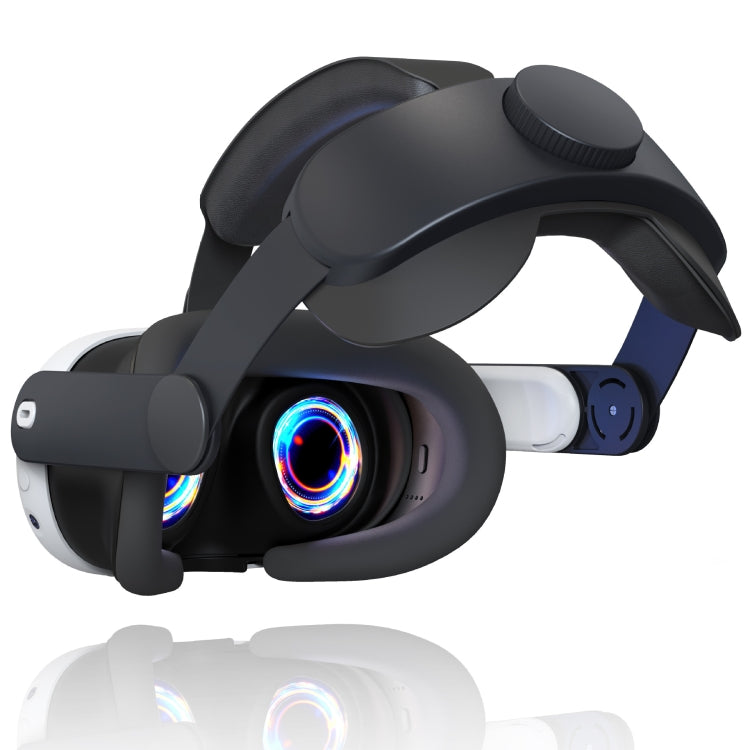 For Meta Quest 3 VR Adjustable Elite Headset Head Strap(Black)