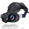 For Meta Quest 3 VR Adjustable Elite Headset Head Strap(Black) - VR Accessories by PMC TechLife | Online Shopping South Africa | PMC TechLife