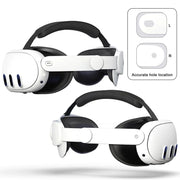 For Meta Quest 3 VR Adjustable Elite Headset Head Strap(Black)