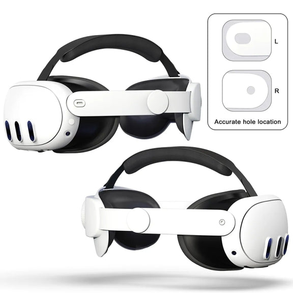For Meta Quest 3 VR Adjustable Elite Headset Head Strap(Black)