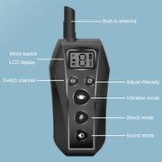 Intelligent Electronic Remote Control Dog Training Device Pet Training Shock Collar Bark Stopper, Style: Receiver