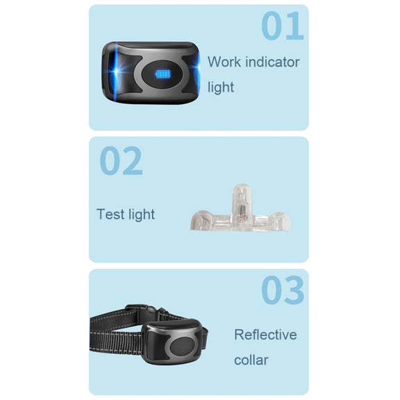 Intelligent Electronic Remote Control Dog Training Device Pet Training Shock Collar Bark Stopper, Style: Receiver