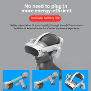 For PICO 4 / PICO 4 PRO Headset Audio Earmuffs Anti-interference VR Accessories P2