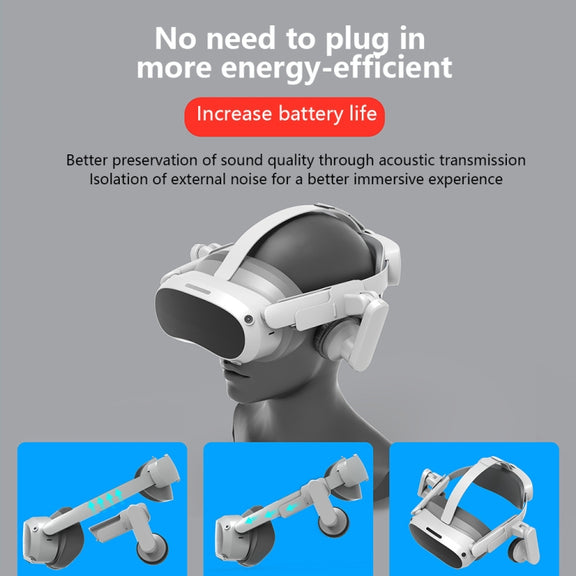 For PICO 4 / PICO 4 PRO Headset Audio Earmuffs Anti-interference VR Accessories P2