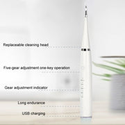Electric Dental Scaler Accessories Replacement Head, Color: 5pcs Toothbrush Head White