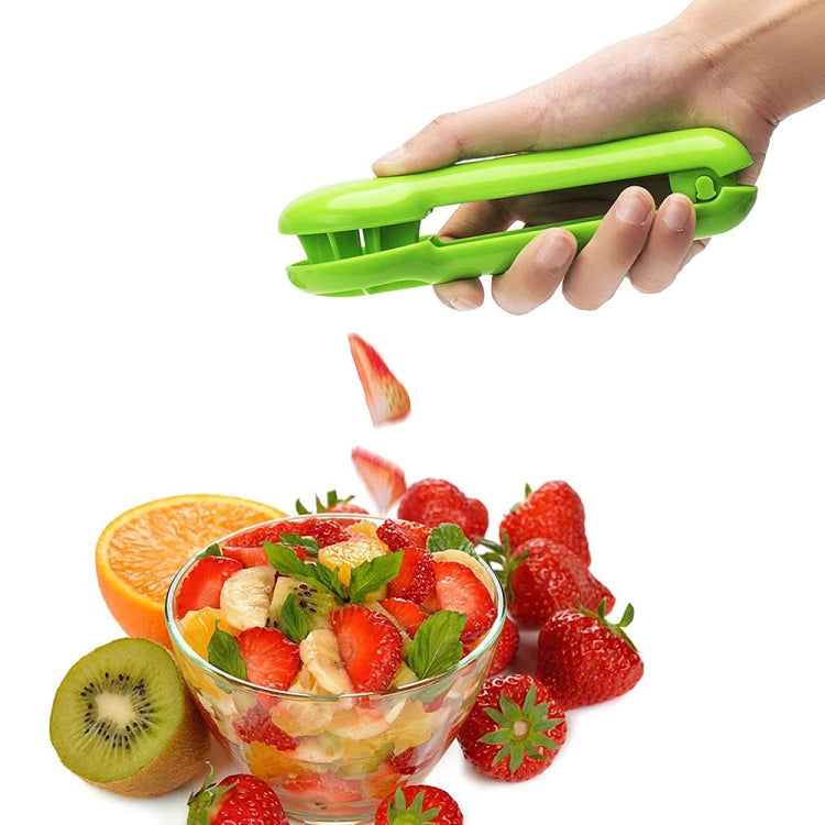 Grape Slicer Convenient Household Blueberry Strawberry Slicer Kitchen Tools(Green)