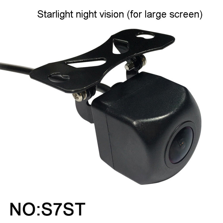 Universal Reversing Camera HD Wide Angle 12V Water-resistant Starlight Night Vision Car Camera(Black)
