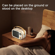 1200W Electric Heater Winter Hand Warmer with Screen Display,EU Plug(Orange)