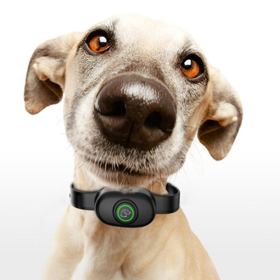 Auto Stop Barker Pet Shock Collar Dog Trainer(Black)