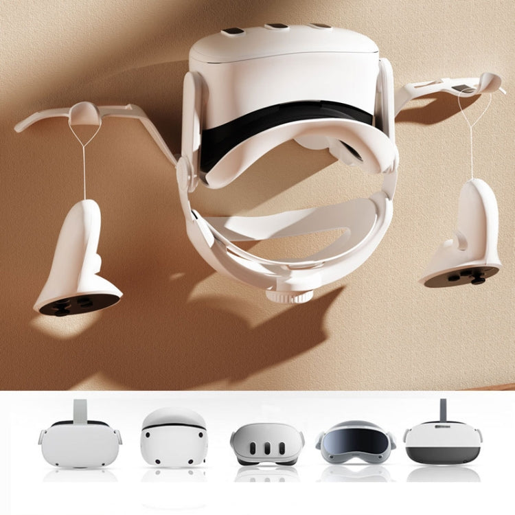iplay Universal VR Wall-mounted Storage Bracket  For Oculus Quest 3/2 Pico 4/3 PS5 VR(White)