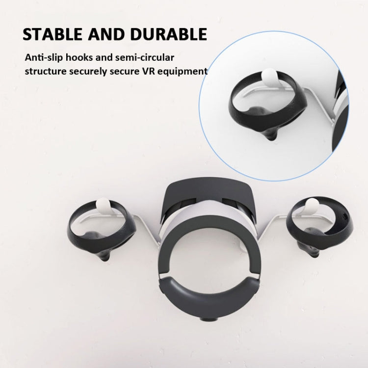 iplay Universal VR Wall-mounted Storage Bracket  For Oculus Quest 3/2 Pico 4/3 PS5 VR(White)