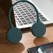 ROCKMIA  EBS-906 Neckband Bluetooth Speaker Water-resistant Music Player Built-in Microphone(Grey)