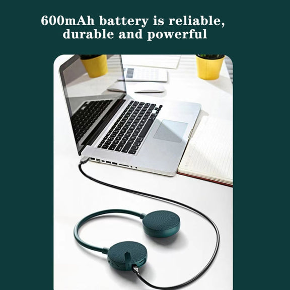 ROCKMIA  EBS-906 Neckband Bluetooth Speaker Water-resistant Music Player Built-in Microphone(Grey)