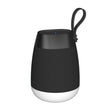 Bluetooth Wireless Fabric Speaker Cylindrical Waterproof Subwoofer With RGB Light(Black) - Desktop Speaker by PMC TechLife | Online Shopping South Africa | PMC TechLife | Buy Now Pay Later Mobicred