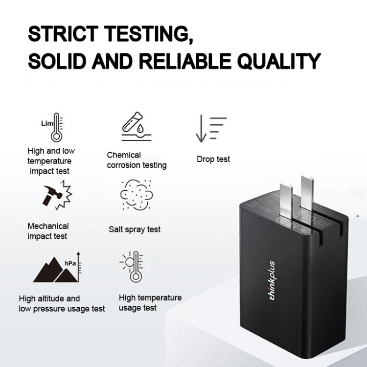 Lenovo Thinkplus 65W Foldable Power Adapter + USB-C/Type-C Cable Set For Mobile Phone Tablet,CN Plug