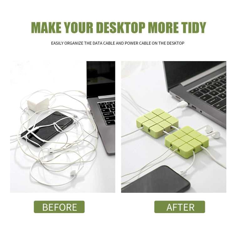 Cable Clip Desk Wall USB Charging Cable Holder Organizer Cable Winder(Grey)