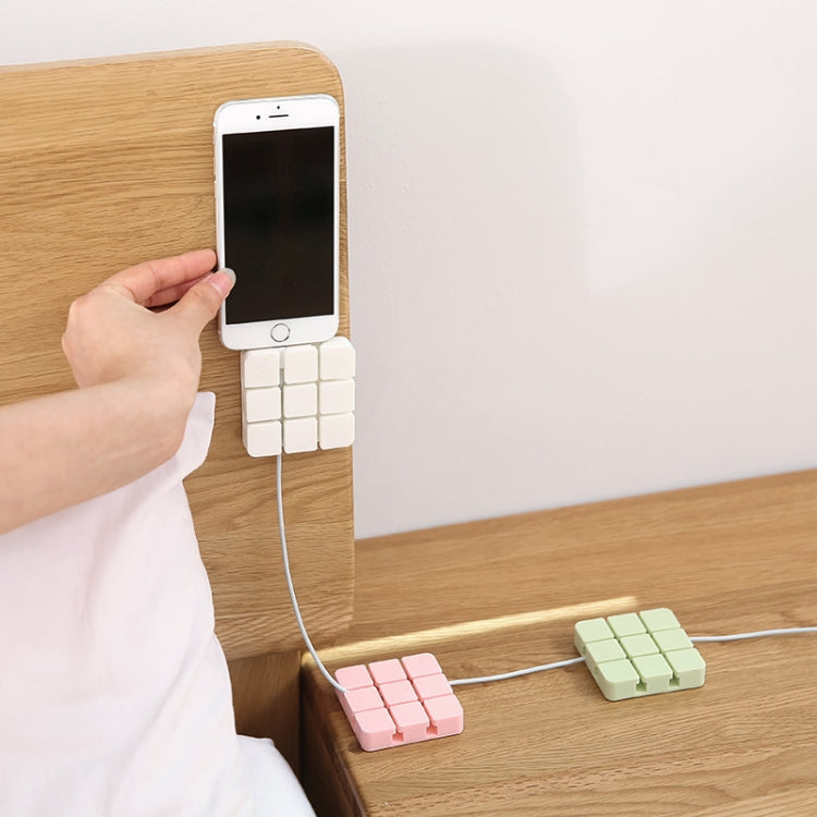 Cable Clip Desk Wall USB Charging Cable Holder Organizer Cable Winder(Grey)