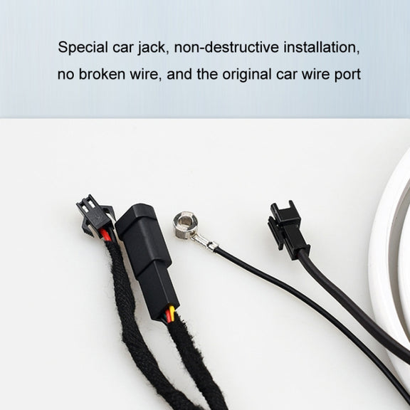 For Tesla Front Trunk LED Ambient Light Strip, Size: For 18-20 Model 3(White Light)