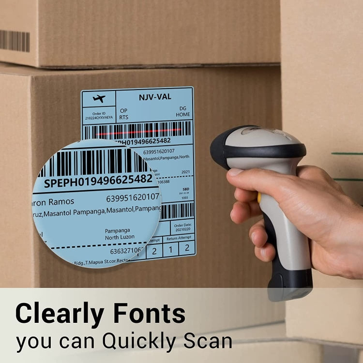 500sheets 4��6 Inch Stickers Thermal Label Paper For Phomemo PM-246S / PM-241BT / D520BT, Style: Folding Rose Red