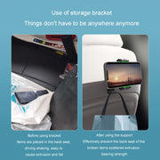 Multifunctional Car Rear Seat Sun Visor Dining Table Mobile Phone Holder(Grey)