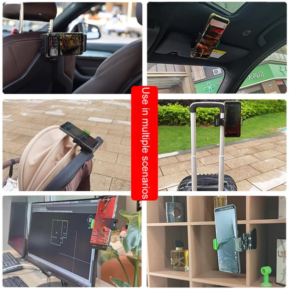 Multifunctional Car Rear Seat Sun Visor Dining Table Mobile Phone Holder(Grey)