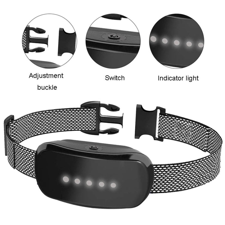 Touch Stop Bark Dog Trainer Anti Barking Pet Supplies(Black)