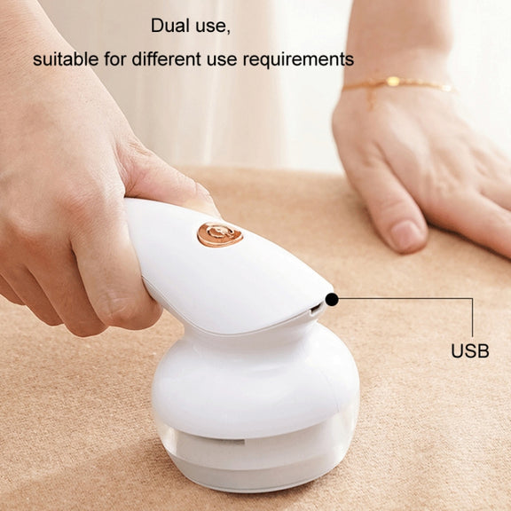 Home Rechargeable Handheld Clothes Hair Ball Trimmer(White)