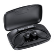 TWS Ear-Mounted LED Digital Display Noise Reduction Bluetooth Earphones With Power Bank Function(Black) - TWS Earphone by PMC TechLife | Online Shopping South Africa | PMC TechLife | Buy Now Pay Later Mobicred
