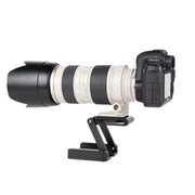 Folding Z Type Tilt Pan Tripod Head Ball Head Quick Release Plate Stand for DSLR Camera